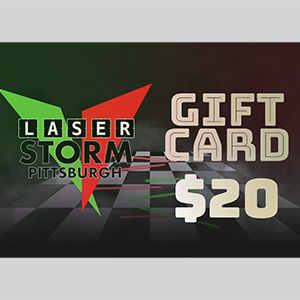 Gift card for Laser Storm