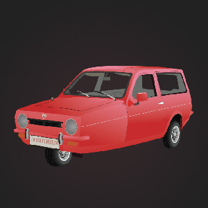 Tech Illustration of a Robin Reliant